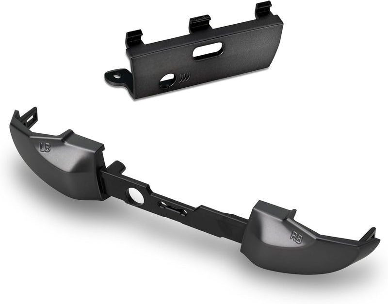 Sedicoca Housing Shell Faceplate Front Back Case Top Cover Bottom Case LB RB Bumper Trigger Button Middle Baffle for Xbox One Elite Series 2 Elite Series 2 Core Controller Replacement Parts(Black - Image 4